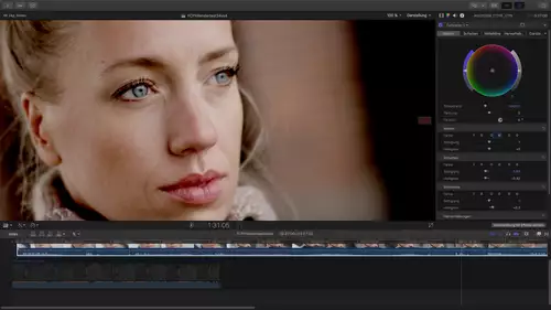  Optionales Farbkorrekturlayout mit nur einem Farbrad in FCPX 10.4