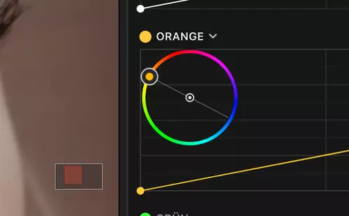Farbkurven können freie Farbwerte zugeordnet werden