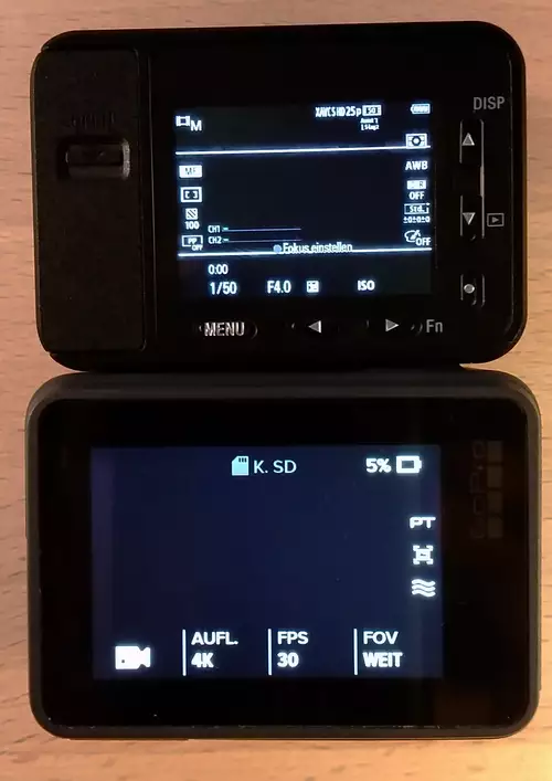 Sony RX0 im Vergleich zur GoPro Hero6