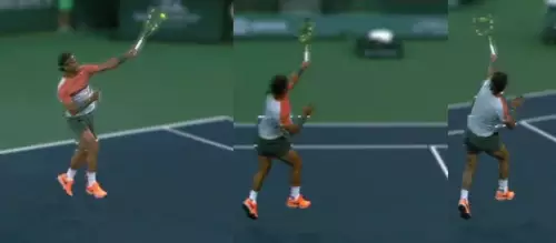 Virtuelle Kameraperspektiven bei einem Tennismatch