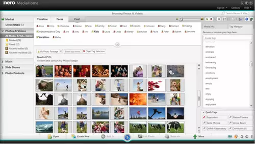 Nero 14 Medienverwaltung