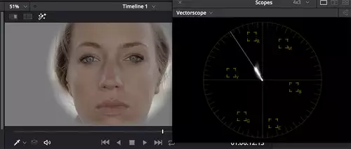 Die Skintones passen ohne viel Tweaking bereits ziemlich gut bei der Canon EOS C200
