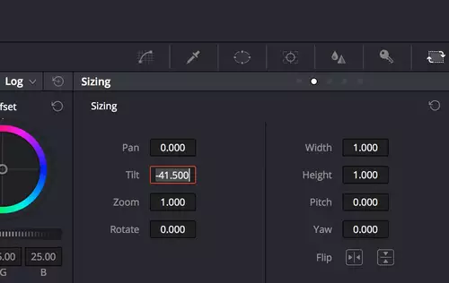 Schneller Breitbild Filmlook via 2.35:1 Cache in DaVinci Resolve : BildSizing