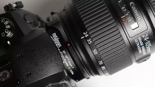 Panasonic GH5 mit Speedbooster XL und Canon EF 24-105 f/4L IS II USM