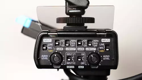 Panasonic DMW-XLR1 Klappe oben