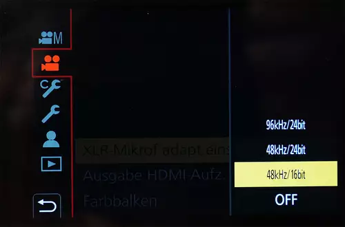 Diverse Samplingraten im Angebot