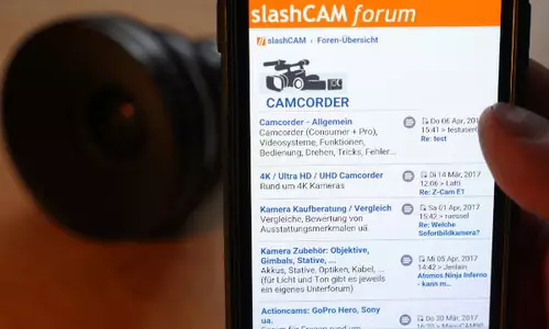 slashCAM Forum Relaunch -- mobiles Diskutieren und mehr : mobile