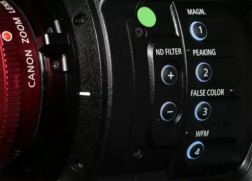 Motorisierte ND-Filter bei der Canon EOS C700