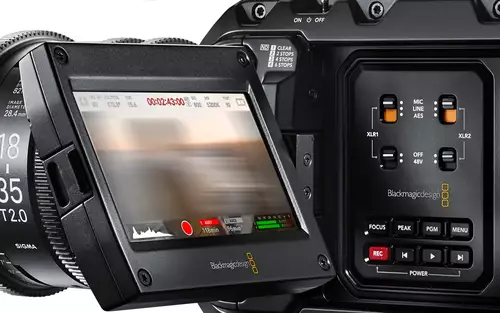 Blackmagic URSA Mini Pro - Angekommen... : Display