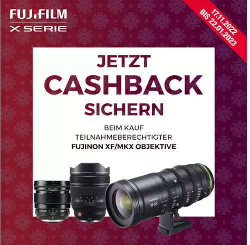 Aktuelle Cashbacks und Rabatte Dezember 2022 : fujifilm