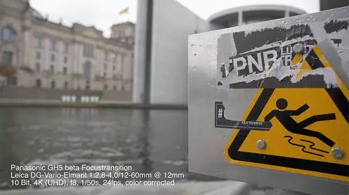 Schärfeverlagerug via Touchscreen bei der Panasonic GH5