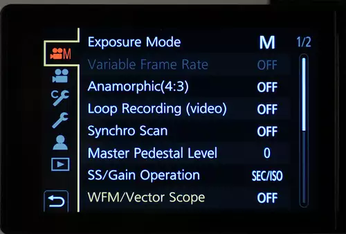 Panasonic GH5 jetzt mit Waveform-Monitor