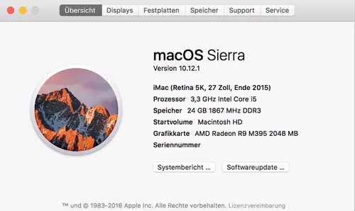 10 Bit 4K-Schnitt auf dem neuen MacBook Pro 15 : iMac5KTechSpec
