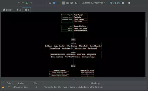 Cinecred - freier Abspann Generator fr Film-Credits nun in Version 1.5.0  