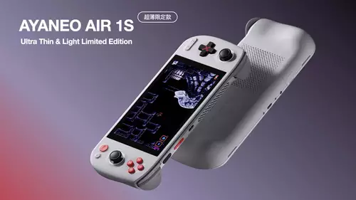 The AYANEO AIR 1S Ultra weighs only 405 grams and is a Windows 11 Mini PC.