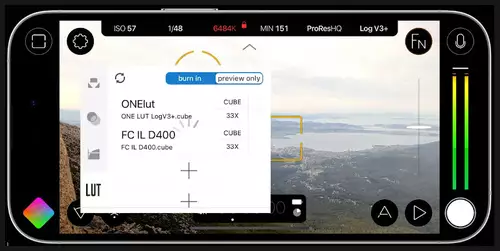 Filmic Pro 7.4 LUT import