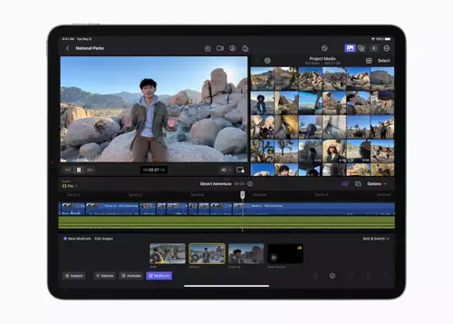 Apple Final Cut Pro auf dem iPad 