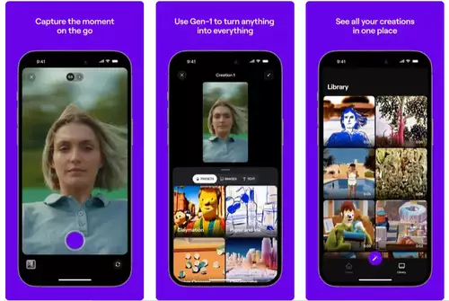 Runway Gen-1 Magic AI video creation