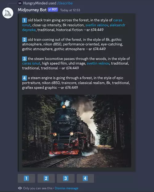 Neue Funktion für Bild-KI Midjourney: Bild rein - Prompts raus