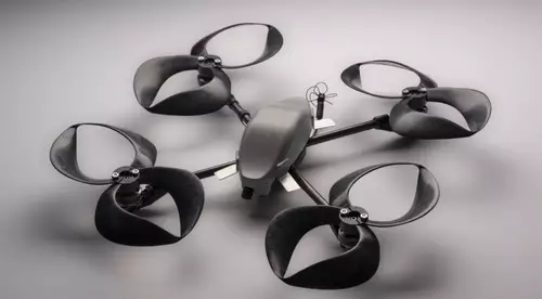 Drone with toroidal propellers 