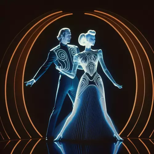 Electro Swing dancers - imagined by Midjourney