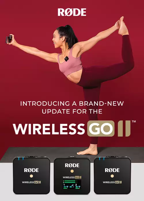 Neue Firmware fr RDE Wireless GO II bringt Kamera-Presets, verschachtelte Aufnahmen und mehr