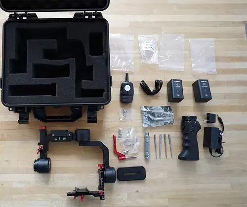 Praxistest: Came-TV Optimus Einhandgimbal + Sony A7S II + Zeiss Loxia : OptimusGimbal whatsintheBox 2