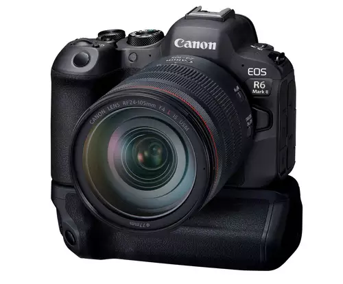 Canon EOS R6 Mark II mit 40 B/s Fotofunktion, False Color, 24,2 MP 6K Oversampling Sensor, 6K RAW (extern) uvm.