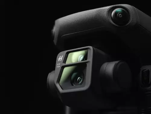 Zum Vergleich - die Dualkamera der DJI Mavic 3 