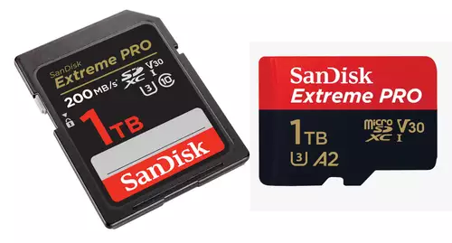 Neue SanDisk Extreme Pro micro SD und UHS-I SD Speicherkarten 