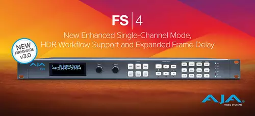 AJA FS4 