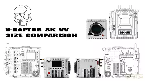 RED V-Raptor XL compared to the RED V-Raptor (image by Phil Holland).