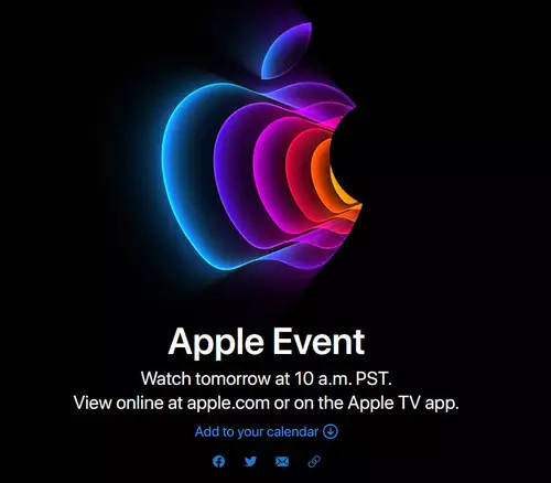 Apple Event am 8.Mrz 2022 