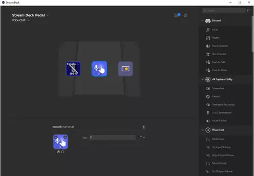 Stream Deck Pedal Tastenbelegung