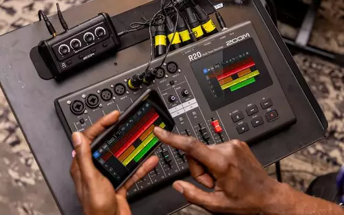 Zoom R20 Multi-Track Recorder - Steuerung per App 