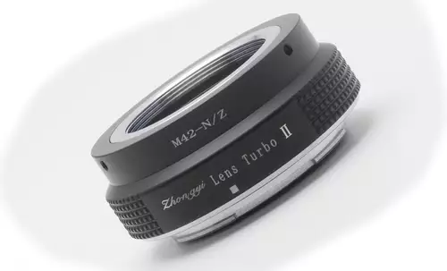 Der Mitakon Lens Turbo Adapter Mark II fr Nikon Z Cameras (APS-C) 