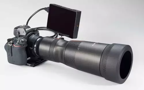 K-Lens One mit Kamera und externem Spezial-Monitor 