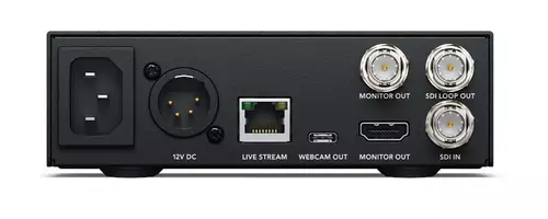 Blackmagic Web Presenter 4K Interfaces 