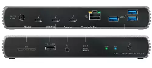 Sonnet Echo 11 Thunderbolt 4 Dock Interfaces.