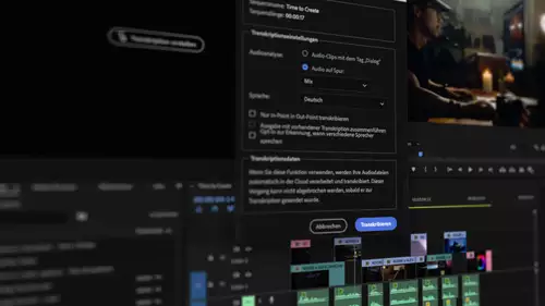 Premiere Pro Transkription 