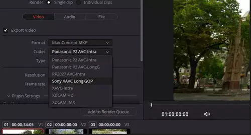 Mainconcept Codec-Plugin fr DaVinci Resolve 