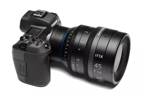 Das Irix Cine 45mm T1.5 fr Canon RF 