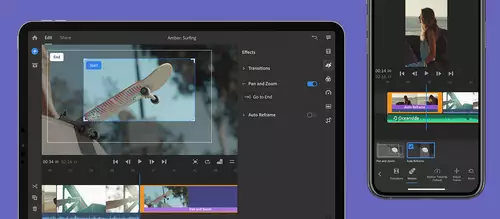 Adobe Premiere Rush Auto Reframe 