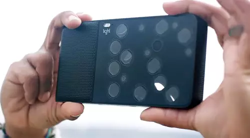 Light L16 Camera with 16 lenses