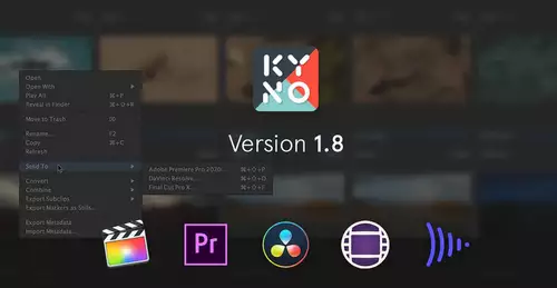 Update: Kyno 1.8 mit BRAW-Support und DaVinci Resolve / Avid Media Composer Untersttzung
