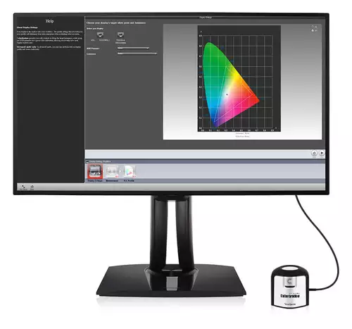 ViewSonic VP2768-4K with optional colour calibration kit CS-XRi1  