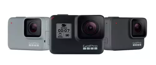 Das GoPro Hero 7 Trio -- Black, Silver, White