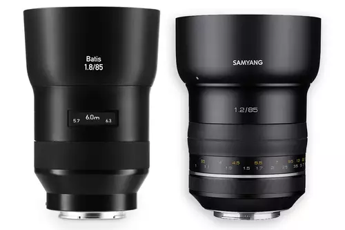 Zeiss vs Samyang 85mms: