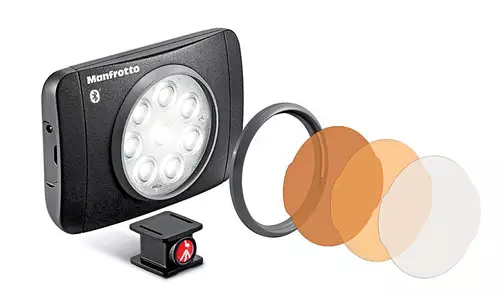 Manfrotto Lumimuse 8 Bluetooth: per Funk steuerbares kleines On-Camera LED Licht