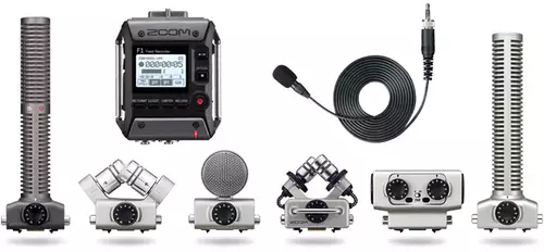  Microphone selection for the Zoom F1 